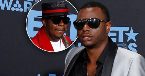 Inset of Bobby Brown Sr; Bobby Brown Jr