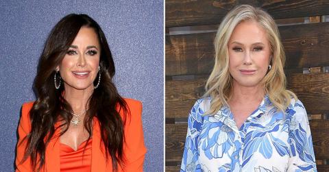 kyle richards kathy hilton not speaking rhobh reunion pp