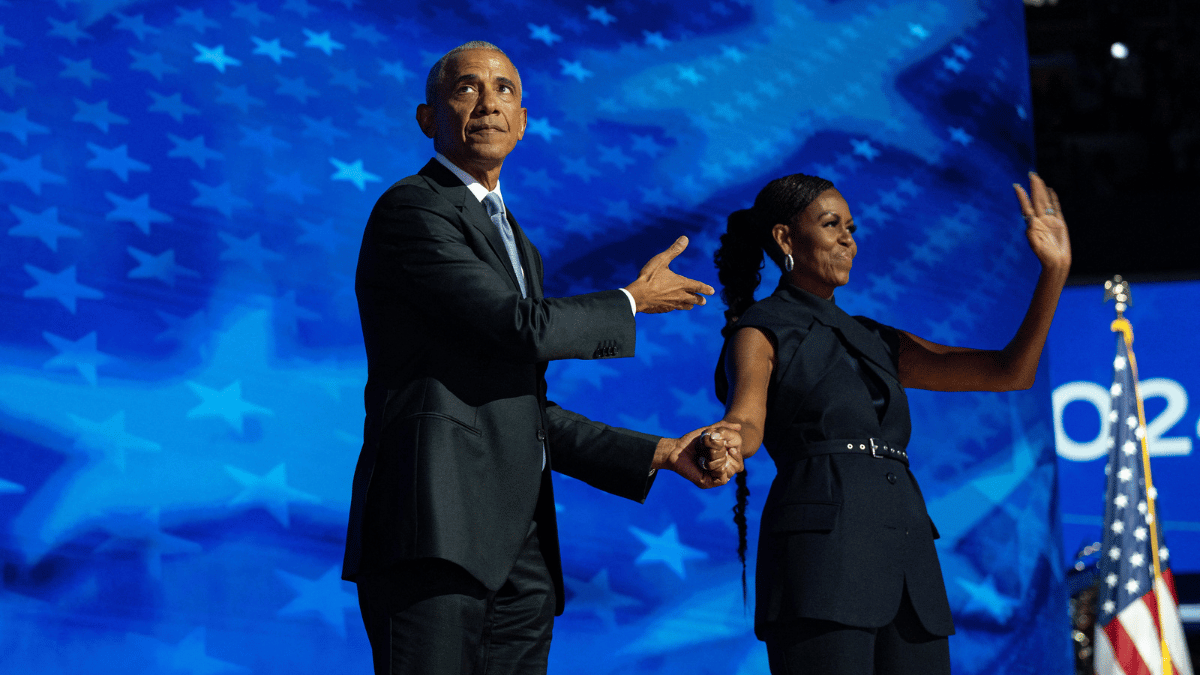 Photo of Barack Obama and Michelle Obama: