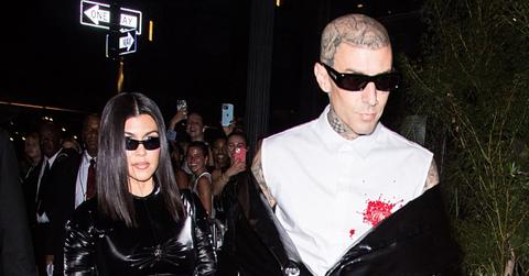 image of Kourtney kardashian and travis barker