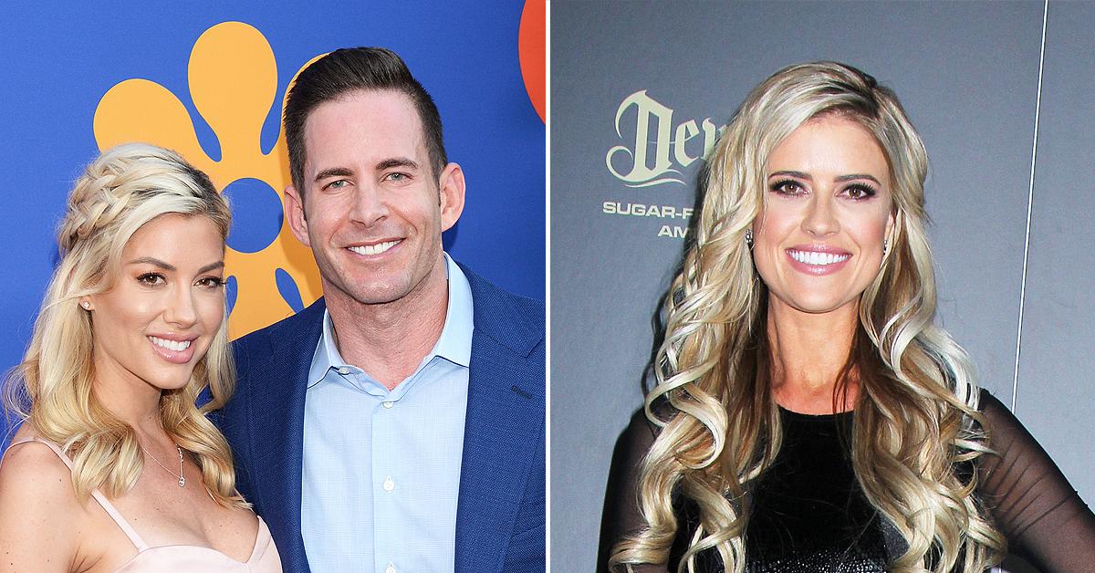 heather rae young says fiance tarek el moussas on set blowout ex wife christina haack blown over