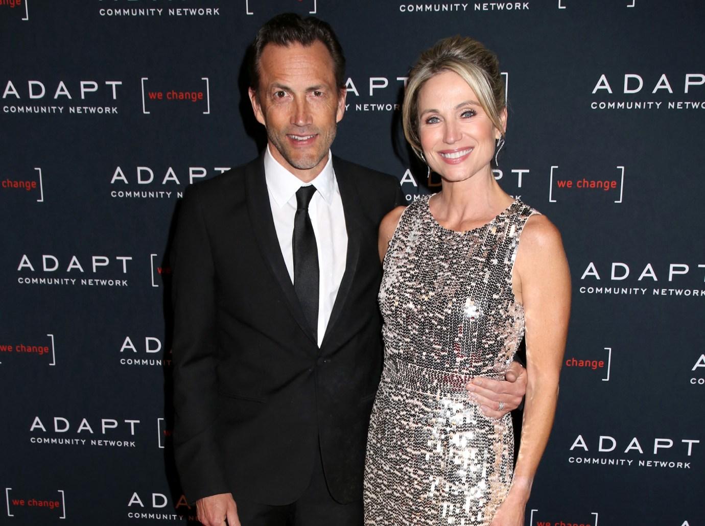 amy robach tj holmes exes andrew shue marilee fiebig traveling together