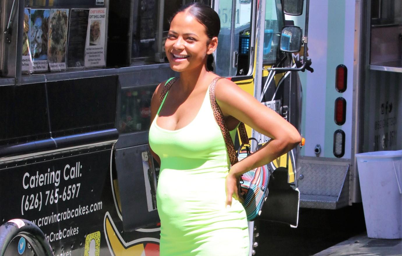 Christina Milian shares Snapchat photo in tiny bikini