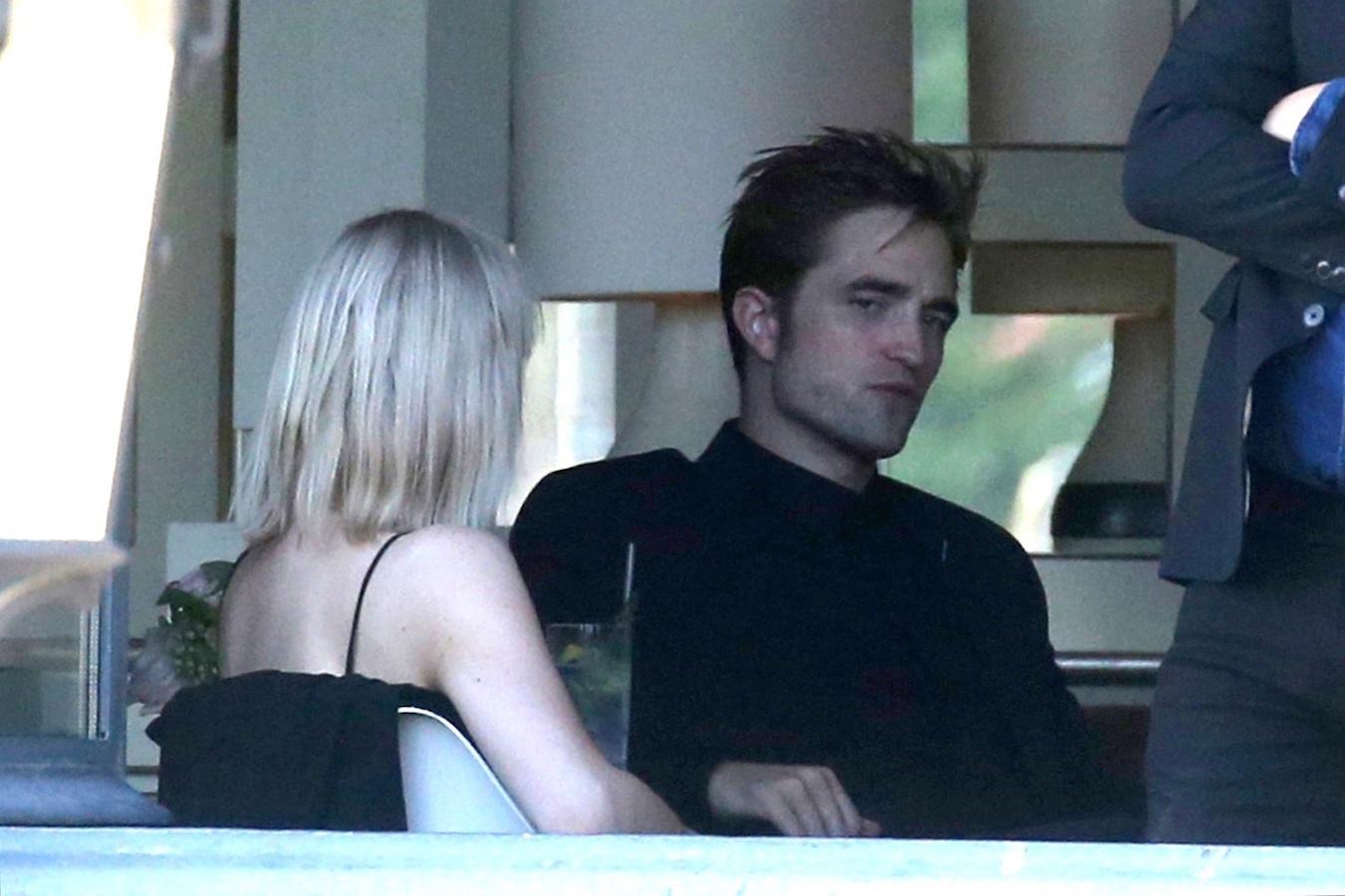 *EXCLUSIVE* Rob Pattinson gets flirty with a mystery blonde