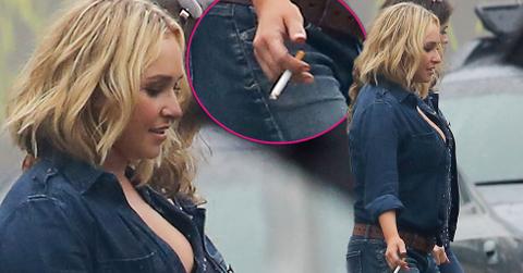 Hayden Panettiere Shorts Smoking Rehab PostPartum