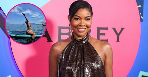 Image of Gabrielle Union took a vacation with her husband and their friends.