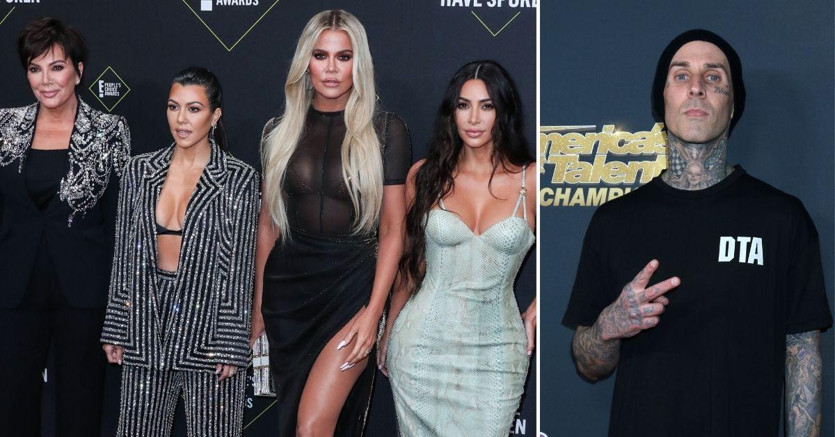 kourtney kardashian help kris jenner sisters wedding travis barker