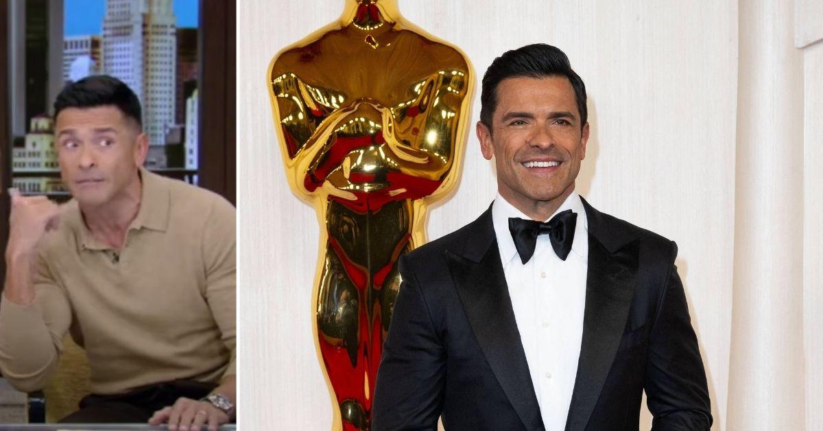 Mark Consuelos Suffers Wardrobe Malfunction