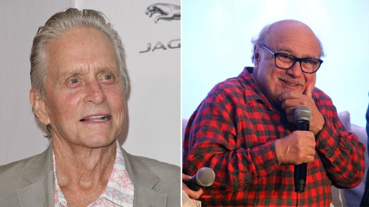 Image of Michael Douglas and Danny DeVito starred together in 'Romancing the Stone' and 'The War of the Roses.'