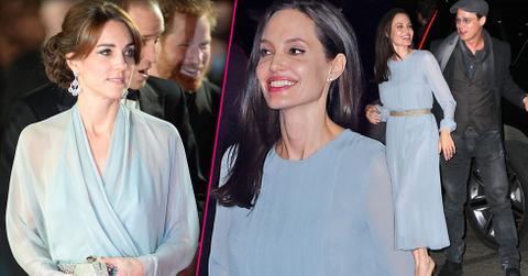 Angelina jolie copies kate middleton