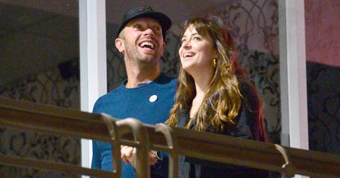 Photo of Chris Martin and Dakota Johnson