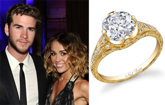 Miley on sale engagement ring