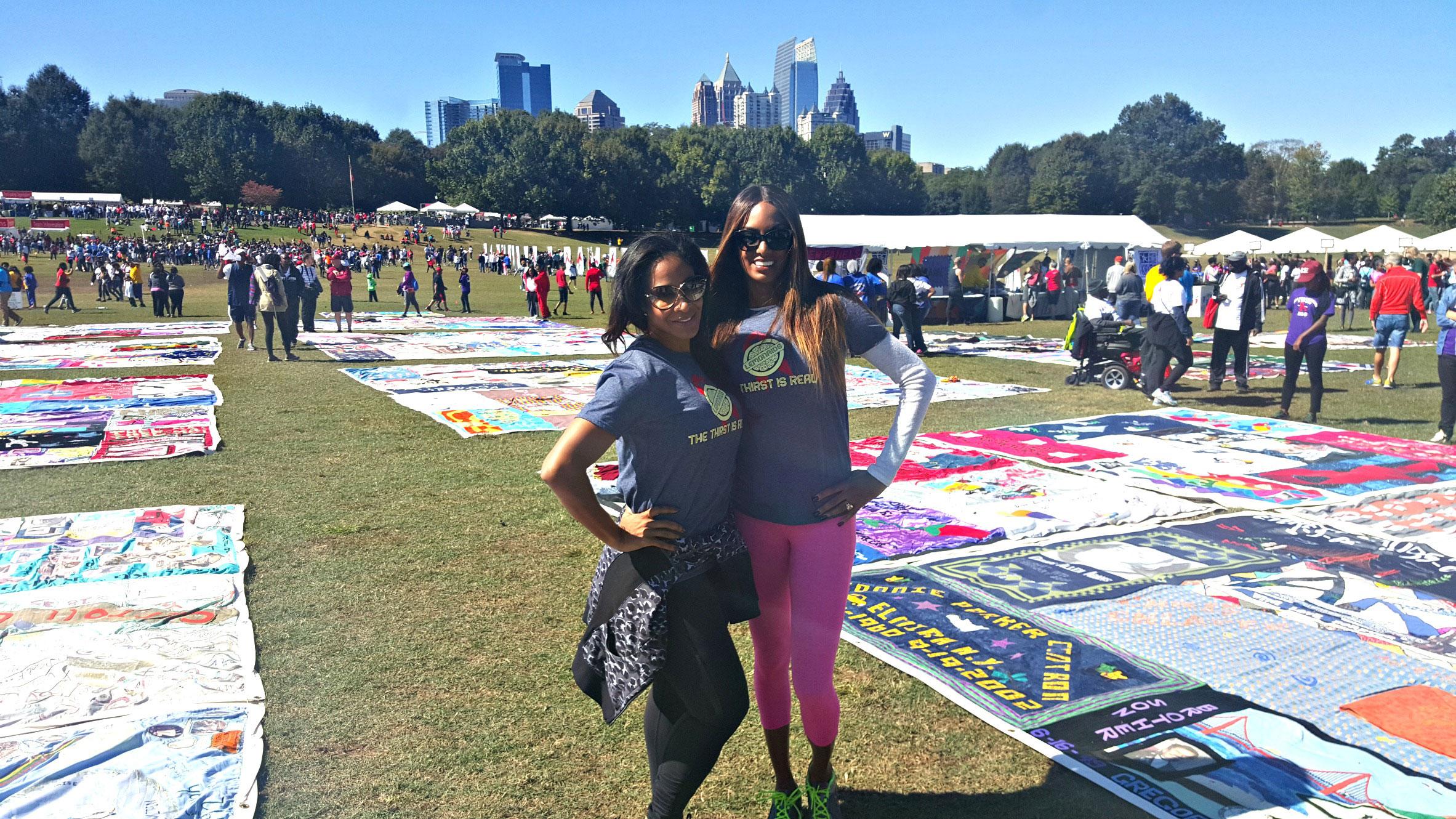 Sheree Whitfield Chrishena Stanley AIDS Quilt