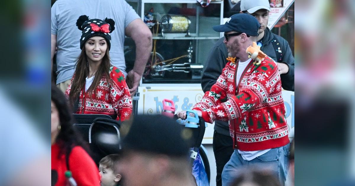 Photo of Macaulay Culkin and Brenda Song were all smiles on their Disney day with family. 