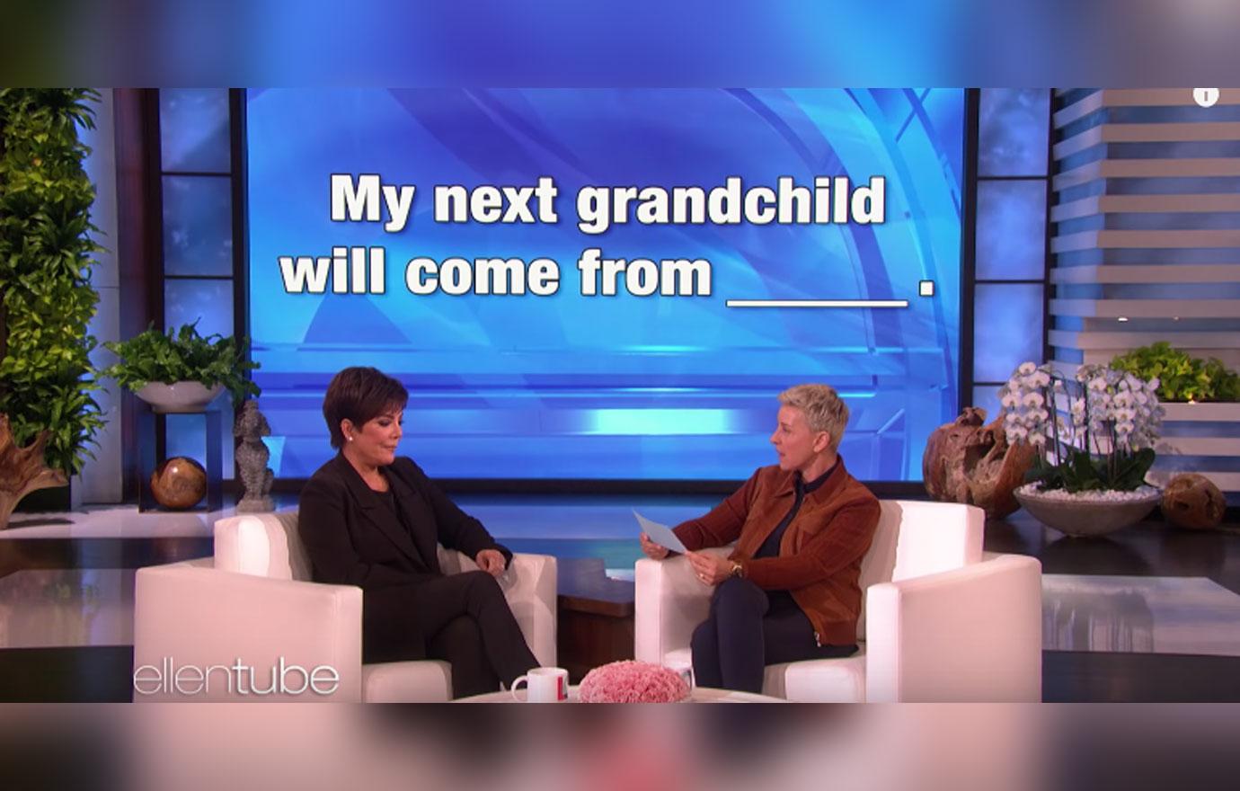 Kris Jenner Says Her Next Grandchild Will Come From Kourtney Kardashian