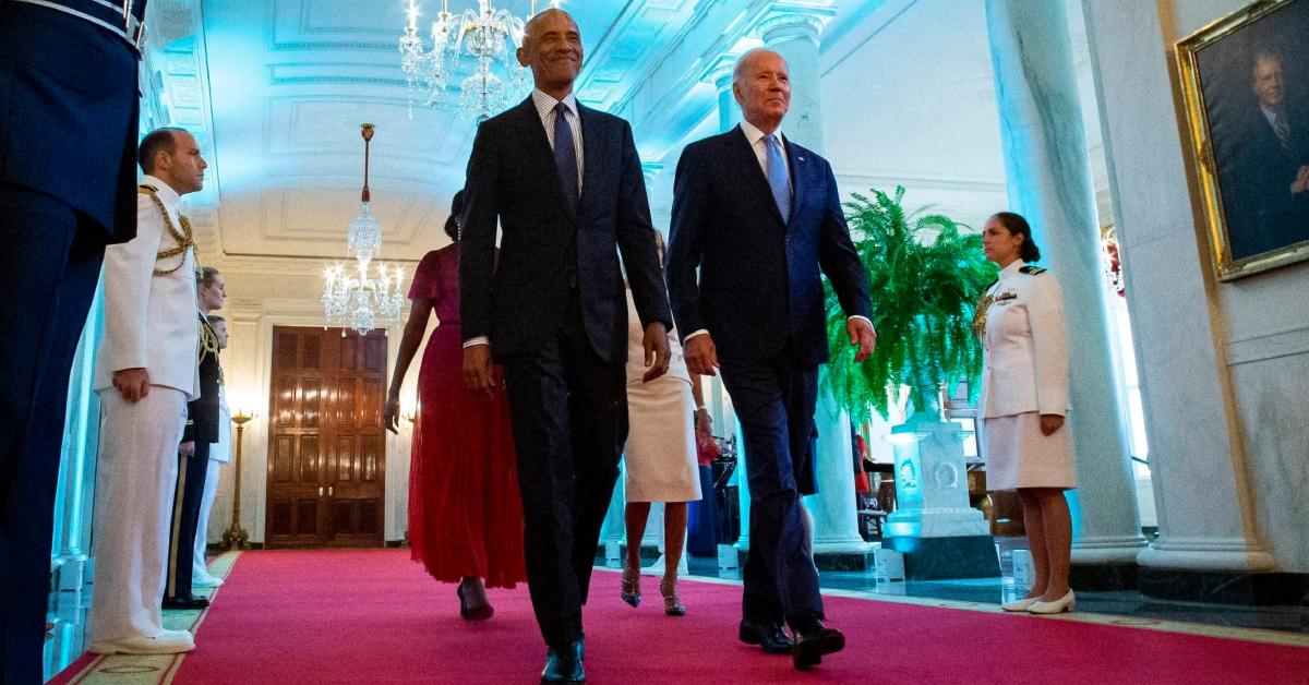 Photo of Joe Biden dropped out of the 2024 election the month after the Obama incident.