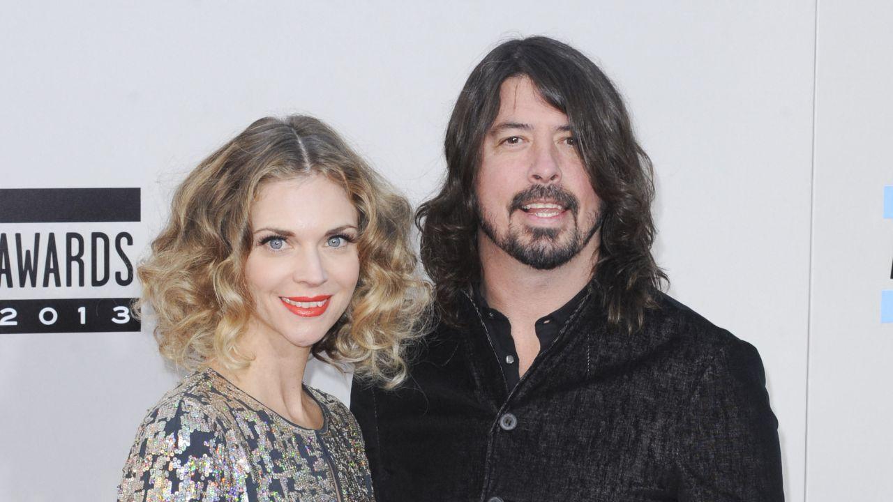 Photo of David Grohl and Jordyn Blum.