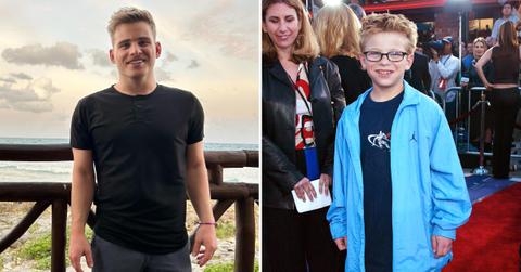 Two photos of Jonathan Lipnicki