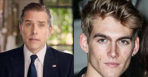 Split image of Hunter Biden and Presley Gerber.