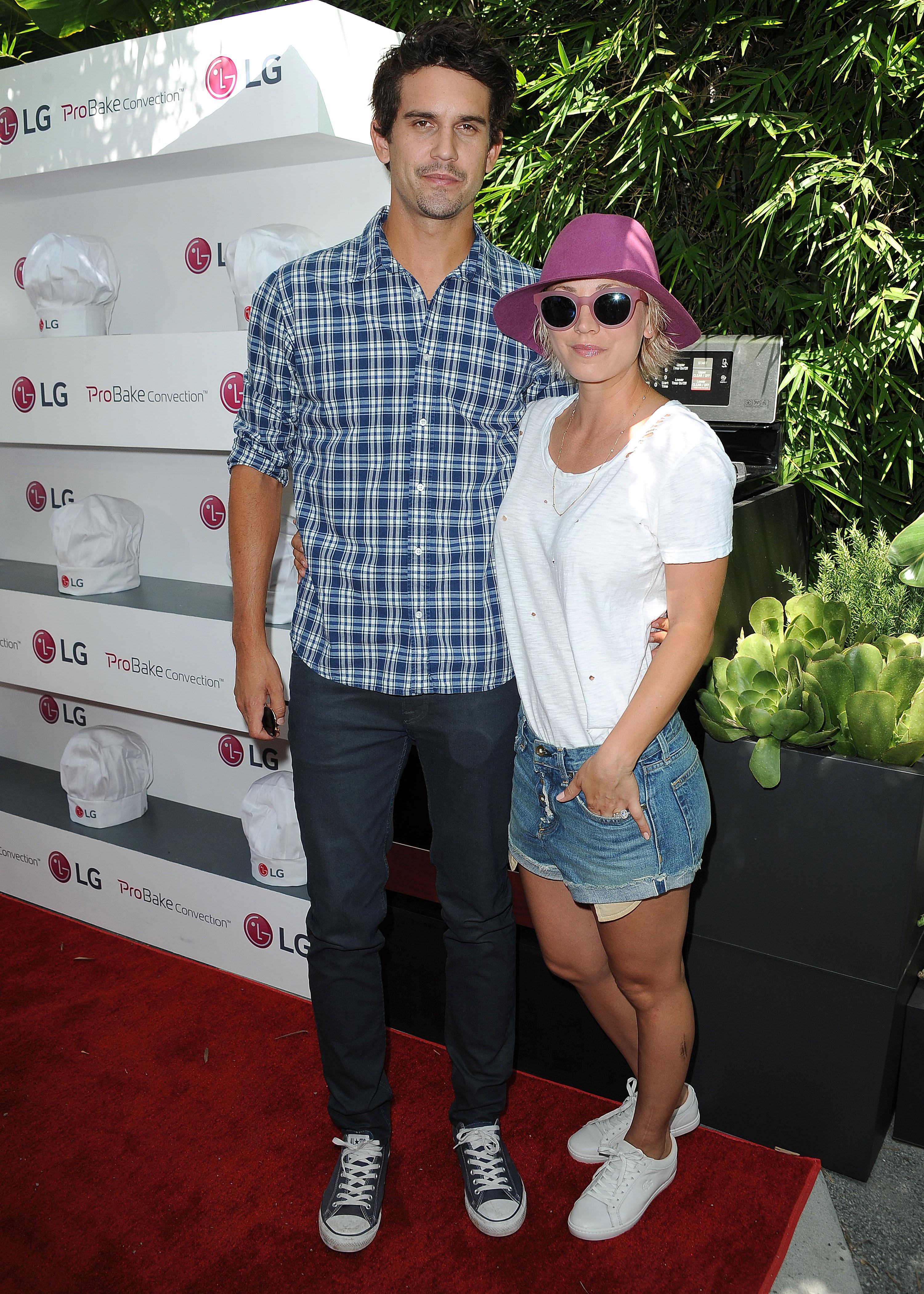 Ryan Sweeting and Kaley Cuoco at the LG Fam to Table Series: ProBake Edition Event