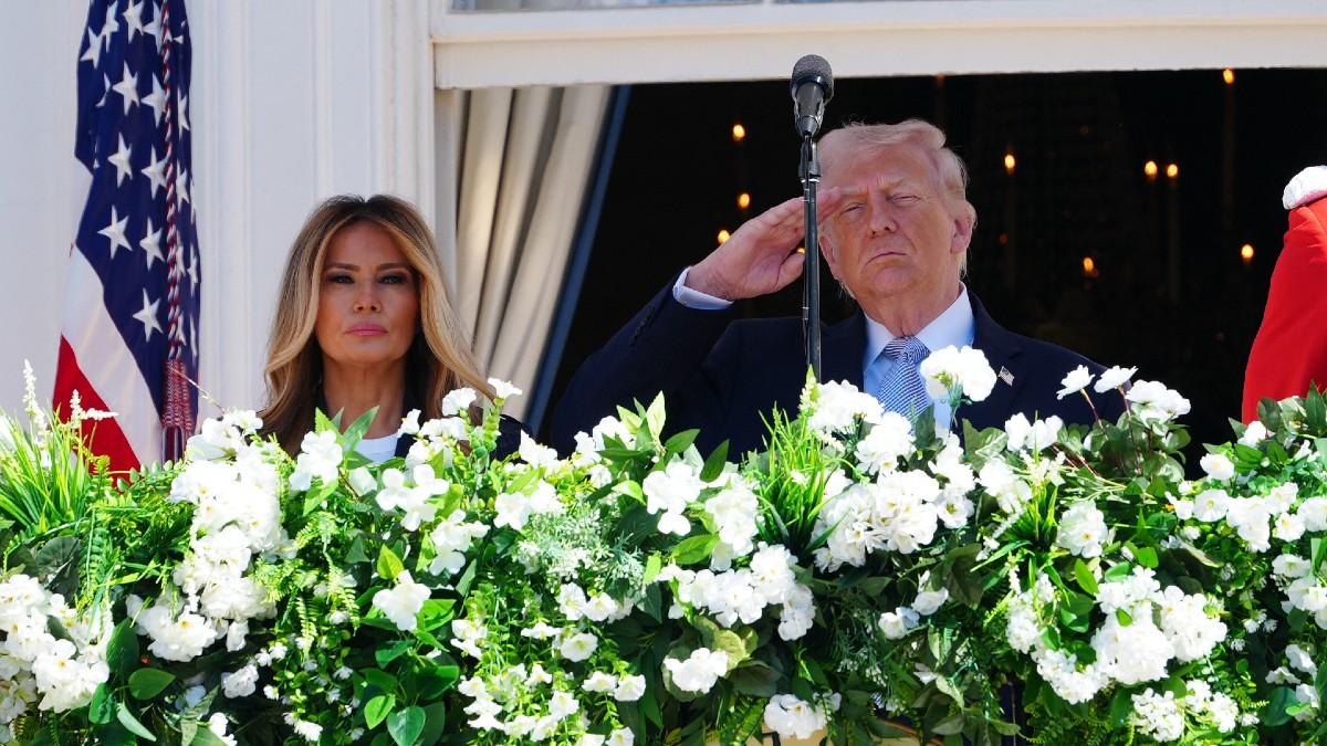 image of In a parody of the dinner, Jimmy targeted Melania directly.