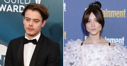 stranger things charlie heaton ignites natalia dyer split rumors cozies up to mystery blonde pp