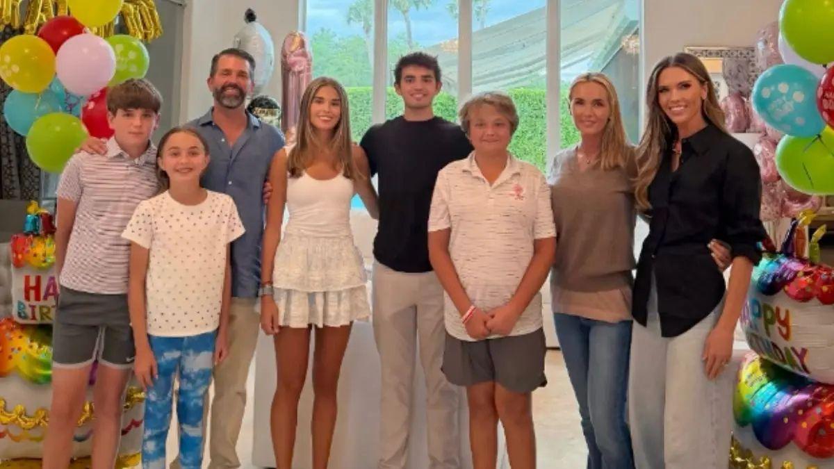 Photo of Donald Trump Jr. and ex-wife Vanessa co-parent their five kids.