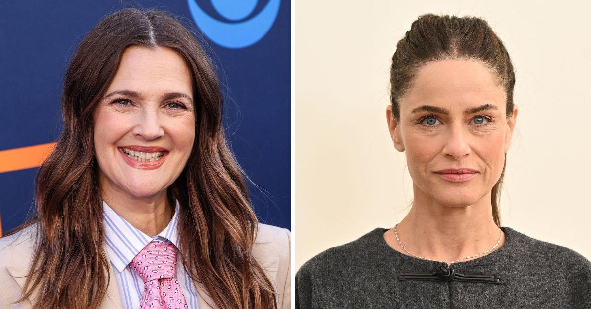 drew barrymore amanda peet carrie fisher party