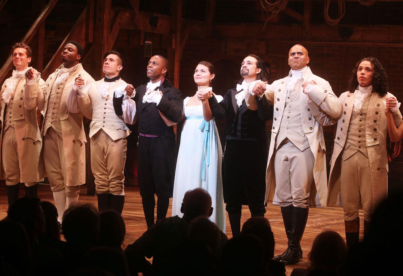 hamilton trans actor fired gender neutral dressing room files complaint lin manuel miranda