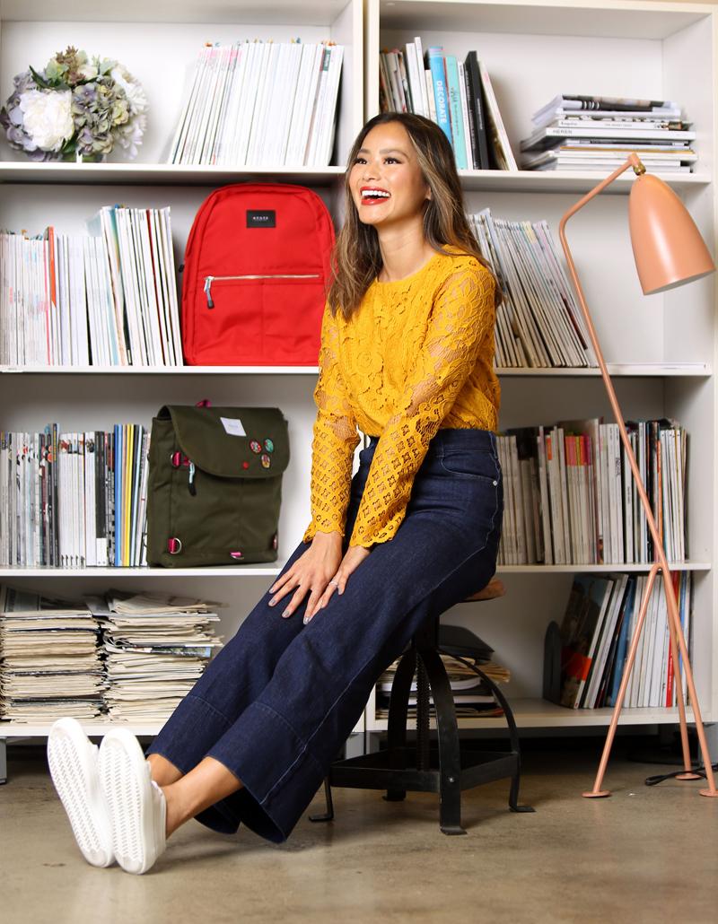 Behind the Scenes with Jamie Chung During her SHOPBOP.COM Shoot