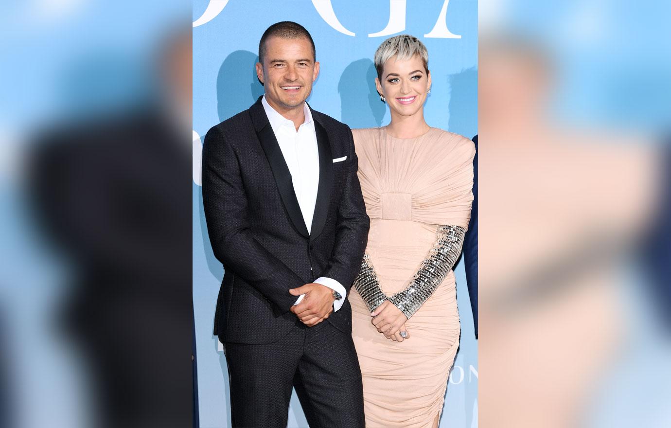 MONTE-CARLO, MONACO - SEPTEMBER 26: Orlando Bloom and Katy Perry attend the Gala for the Global Ocean hosted by H.S.H. Prince Albert II of Monaco at Opera of Monte-Carlo on September 26, 2018 in Monte-Carlo, Monaco. (Photo by Daniele Venturelli/Daniele Venturelli/ Getty Images)