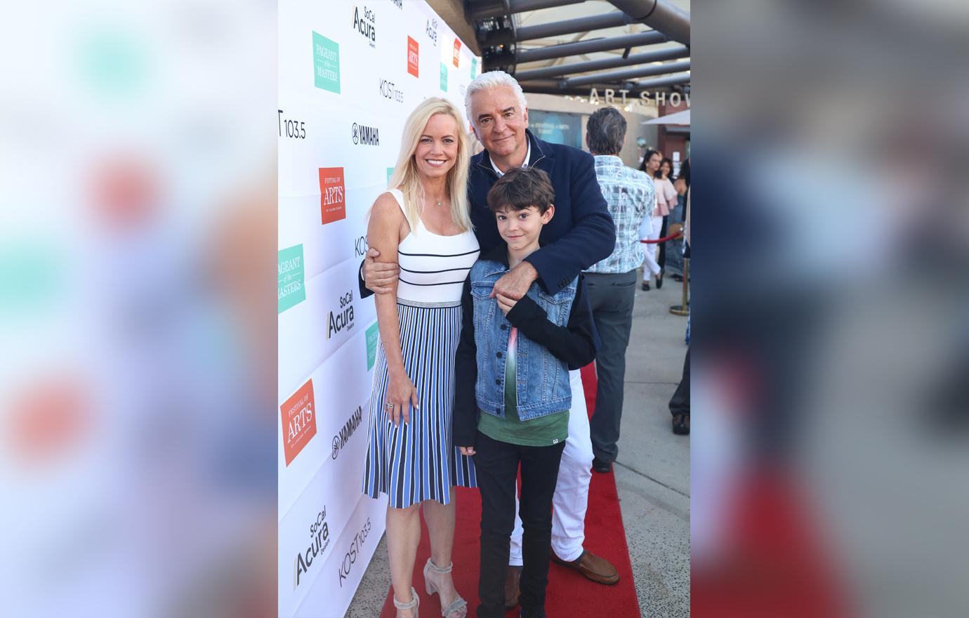 John O'Hurley Poses Smiling with Wife Lisa and Son Will