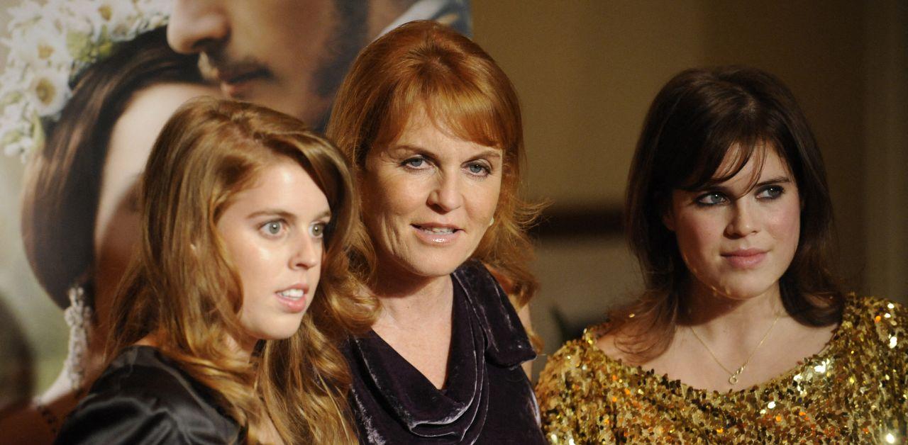 sarah ferguson praises princess eugenie princess beatrice support cancer battle