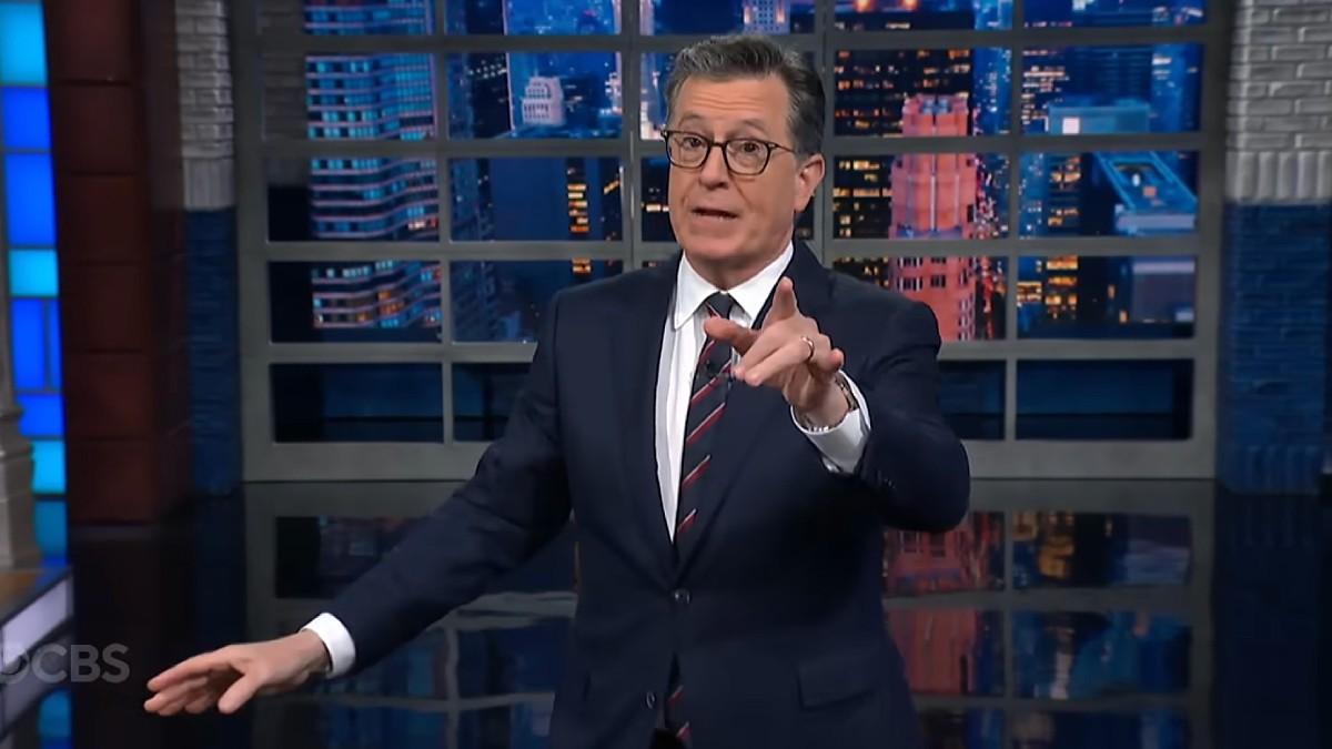 image of Colbert ridiculed the blunder by playing a mashup of Hegseth’s prayer alongside Jackson’s performance in the film.
