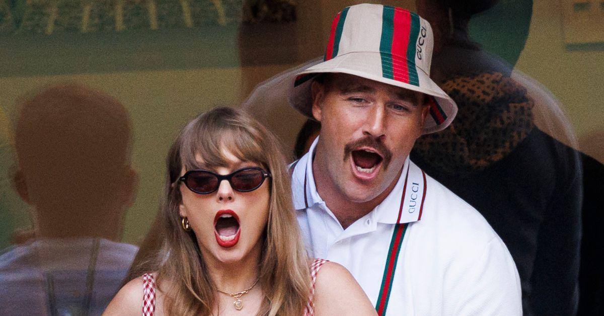 Image of Taylor Swift and Travis Kelce got engaged in August 2025.