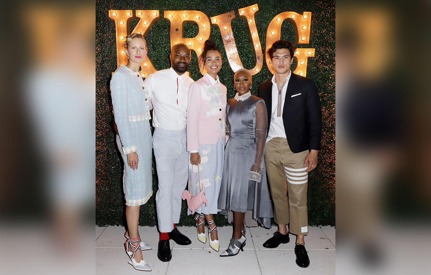 Karolina Kurkova Tyson Beckford Nesta Cooper,Cynthia Erivo and Charles Melton at the Krug Encounter Miami