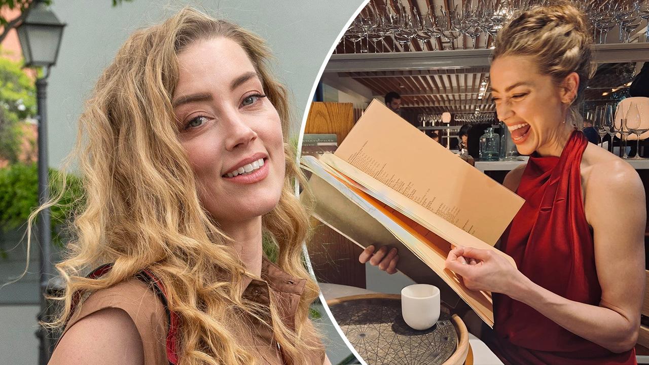 Image of Amber Heard shared a rare photo after moving to Spain.