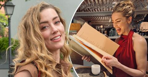 Image of Amber Heard shared a rare photo after moving to Spain.
