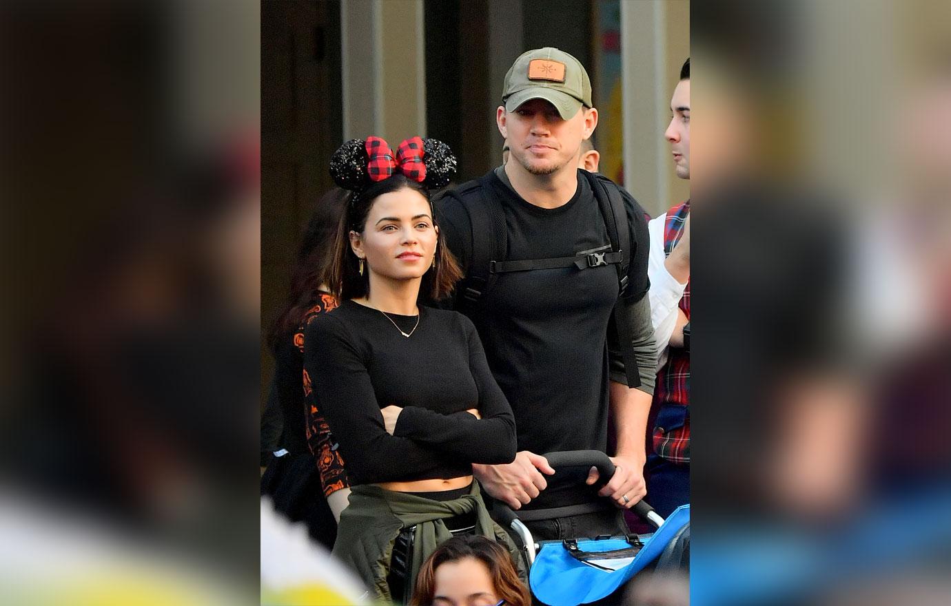 EXCLUSIVE: Channing Tatum and his wife Jenna Dewan take their daughter Everly out on a fun day at Disneyland