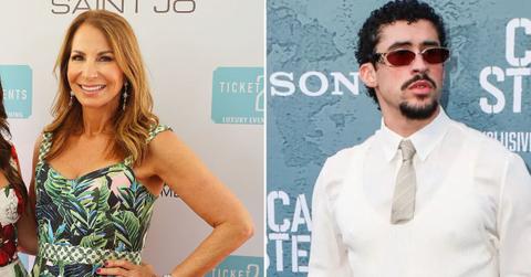 image split of Jill zarin and bad bunny