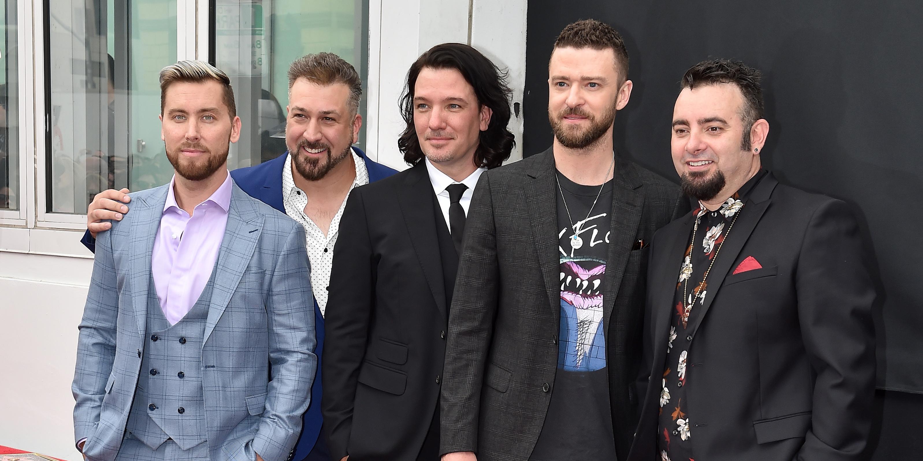 NSYNC Honored With Star On The Hollywood Walk Of Fame