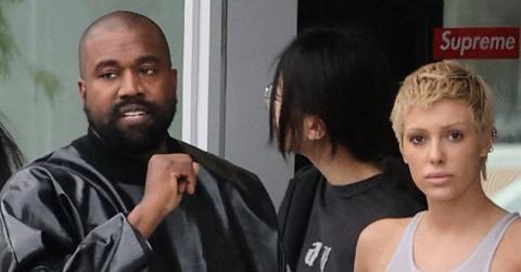 Photo of Kanye West and Bianca Censori.