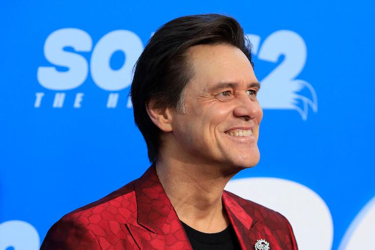 Jim Carrey Rocks Long Hair Next To Adam Sandler, David Spade: Photo