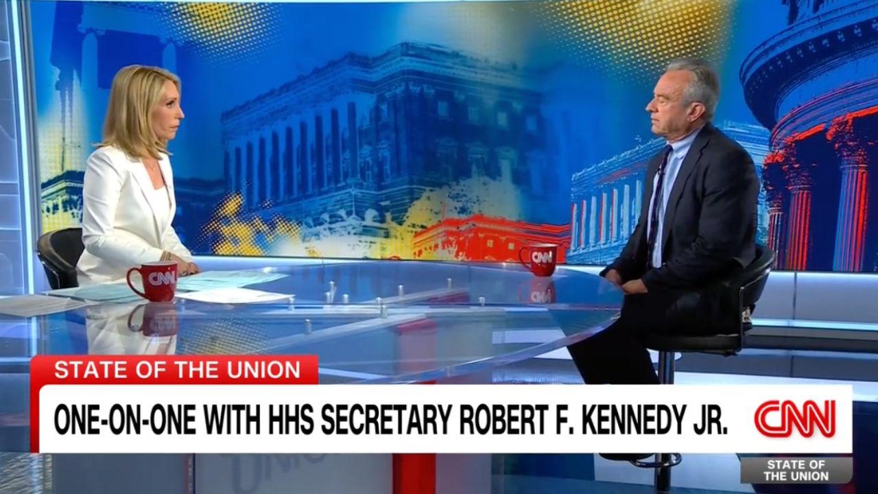 photo of Robert F. Kennedy Jr. accused Dana Bash of 'being part of the problem' in relation to how the pandemic was handled.