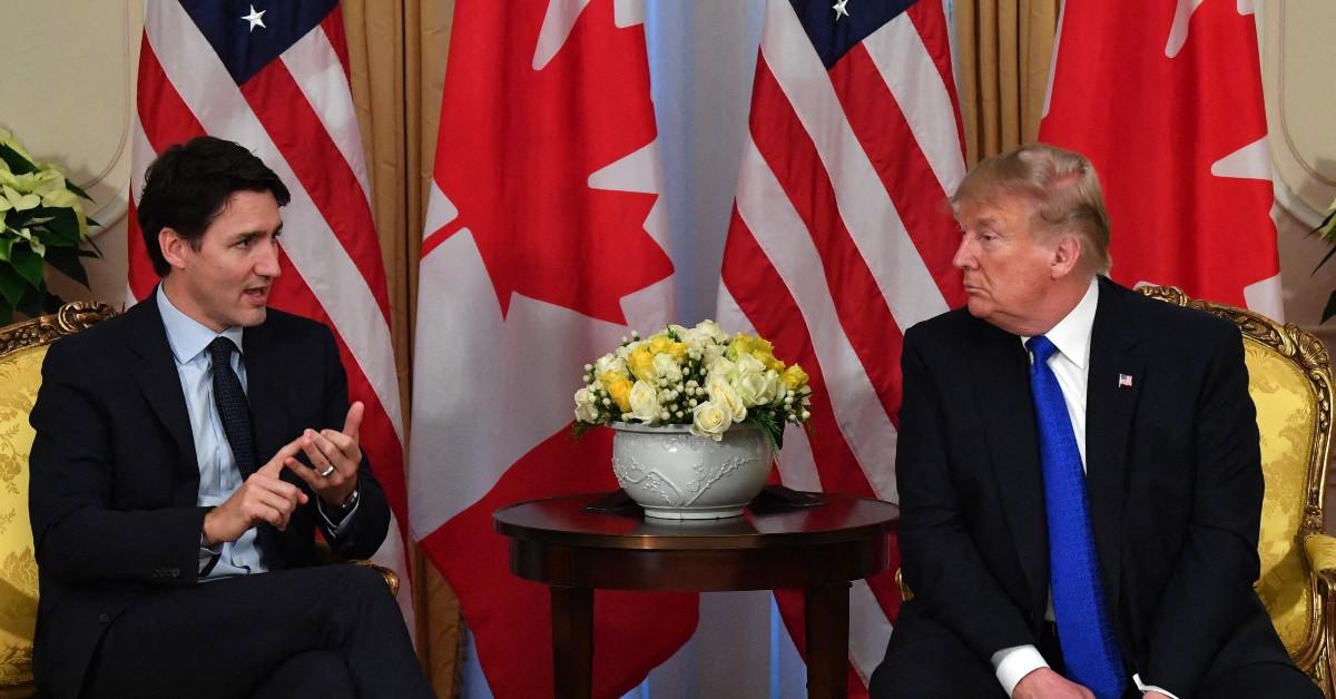 Photo of Justin Trudeau and Donald Trump