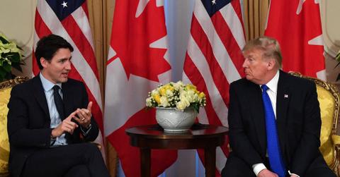 Photo of Justin Trudeau and Donald Trump