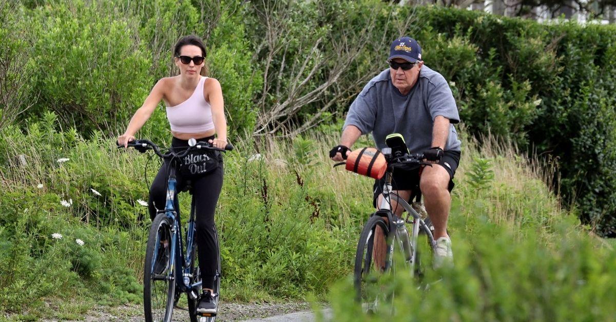 Photo of Jordon Hudson and Bill Belichick