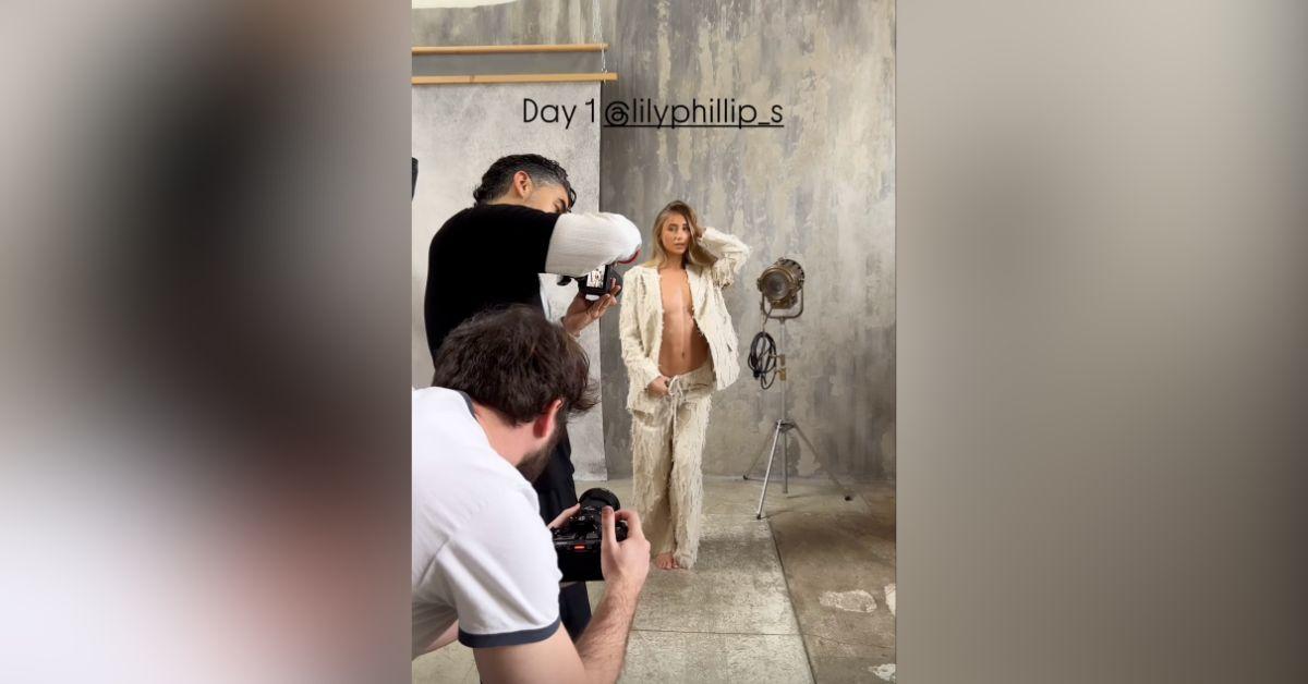 lily phillips flaunts figure in daring photoshoot