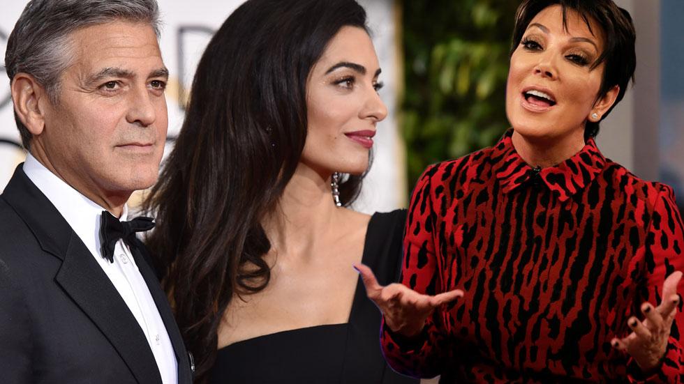 Kris jenner befriends amal clooney AP