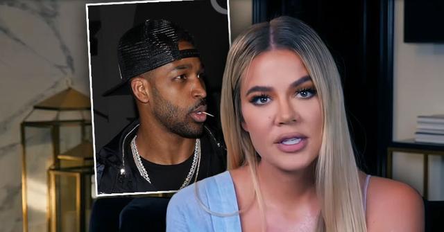 KUWTK Khloe Kardashian speaking about Tristan Thompson (inset)